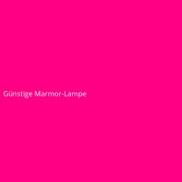 Günstige Marmor-Lampe