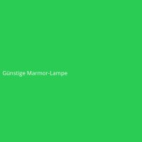 Günstige Marmor-Lampe