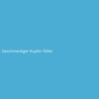 Geschmeidiger Kupfer-Teller