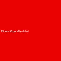Mittelmäßiger Glas-Schal