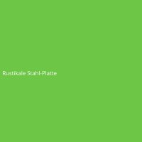 Rustikale Stahl-Platte