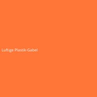 Luftige Plastik-Gabel